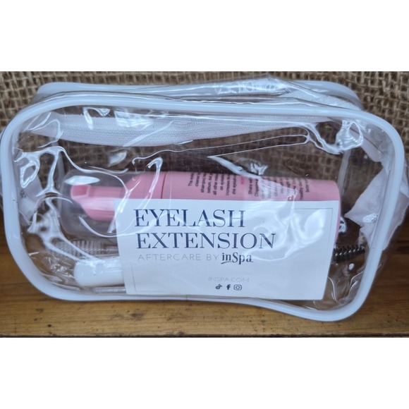 InSpa Eyelash Extension Aftercare Kit Gentle Foam Cleanser Brush Applicators - Picture 2 of 2